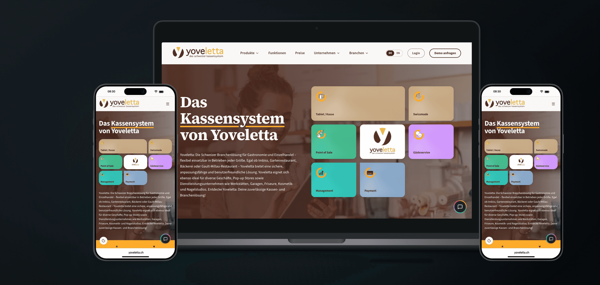 Yoveletta – Cloud-Kassensystem & KI-Assistent
